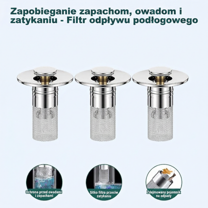 💦 Poslední den akce – 49 % sleva 💦 Odtokové sítko do dřezu – 💦Odstraňuje nepříjemné zápachy a zabraňuje ucpání🐳