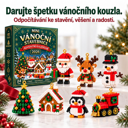 🎅🔥 POSLEDNÍ DEN: 50% SLEVA 🍈 Vánoční stavebnicový adventní kalendář pro celou rodinu! 💎
