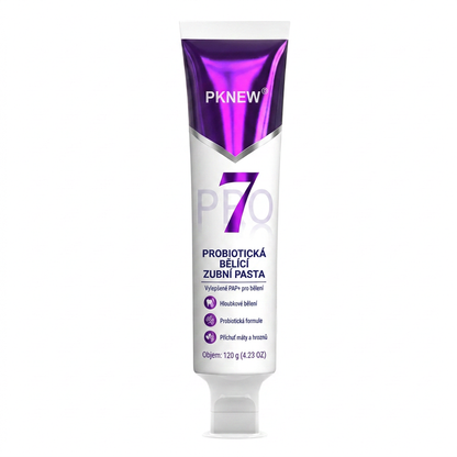 PKNEW® 7-Pro💜Zubní pasta na bělení fialových zubů se 7 probiotiky🦷 – Pokročilé složení pro korekci fialové barvy zubů pro zářivější úsměv a každodenní péči o ústní dutinu ✨