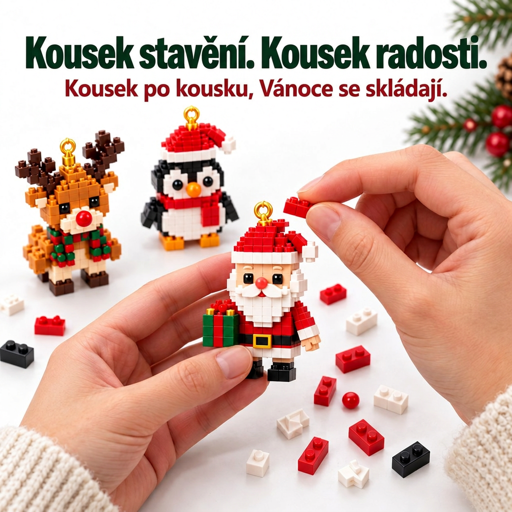🎅🔥 POSLEDNÍ DEN: 50% SLEVA 🍈 Vánoční stavebnicový adventní kalendář pro celou rodinu! 💎