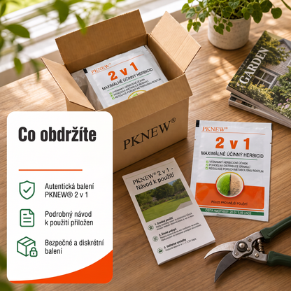 PKNEW® 🌿 Granulovaný přípravek proti plevelu 2 v 1 Max Power🍇 – viditelný účinek již za 6 hodin, snadné rozmíchání ve vodě a cílené použití na spáry, cesty, ploty i štěrkové plochy