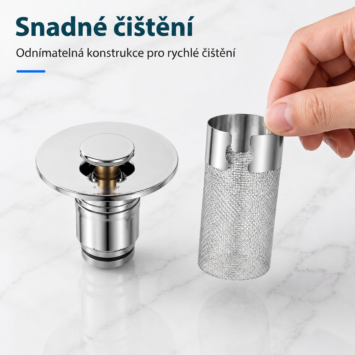 💦 Poslední den akce – 49 % sleva 💦 Odtokové sítko do dřezu – 💦Odstraňuje nepříjemné zápachy a zabraňuje ucpání🐳