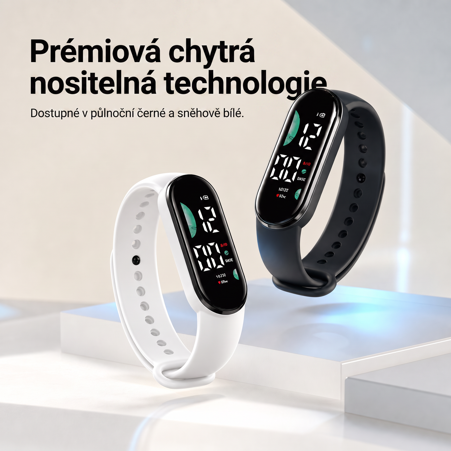 PKNEW® Chytrý ultrazvukový náramek proti komárům🍇 – 3 inteligentní režimy, digitální displej a výdrž až 7 dní na jedno nabití ⚡ Pro zahradu, cestování, kempování i pohodové letní večery 🌿