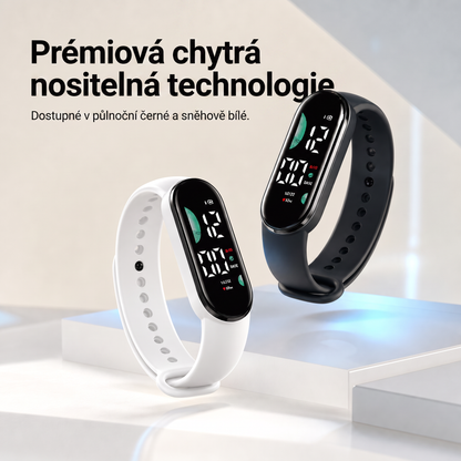 PKNEW® Chytrý ultrazvukový náramek proti komárům🍇 – 3 inteligentní režimy, digitální displej a výdrž až 7 dní na jedno nabití ⚡ Pro zahradu, cestování, kempování i pohodové letní večery 🌿