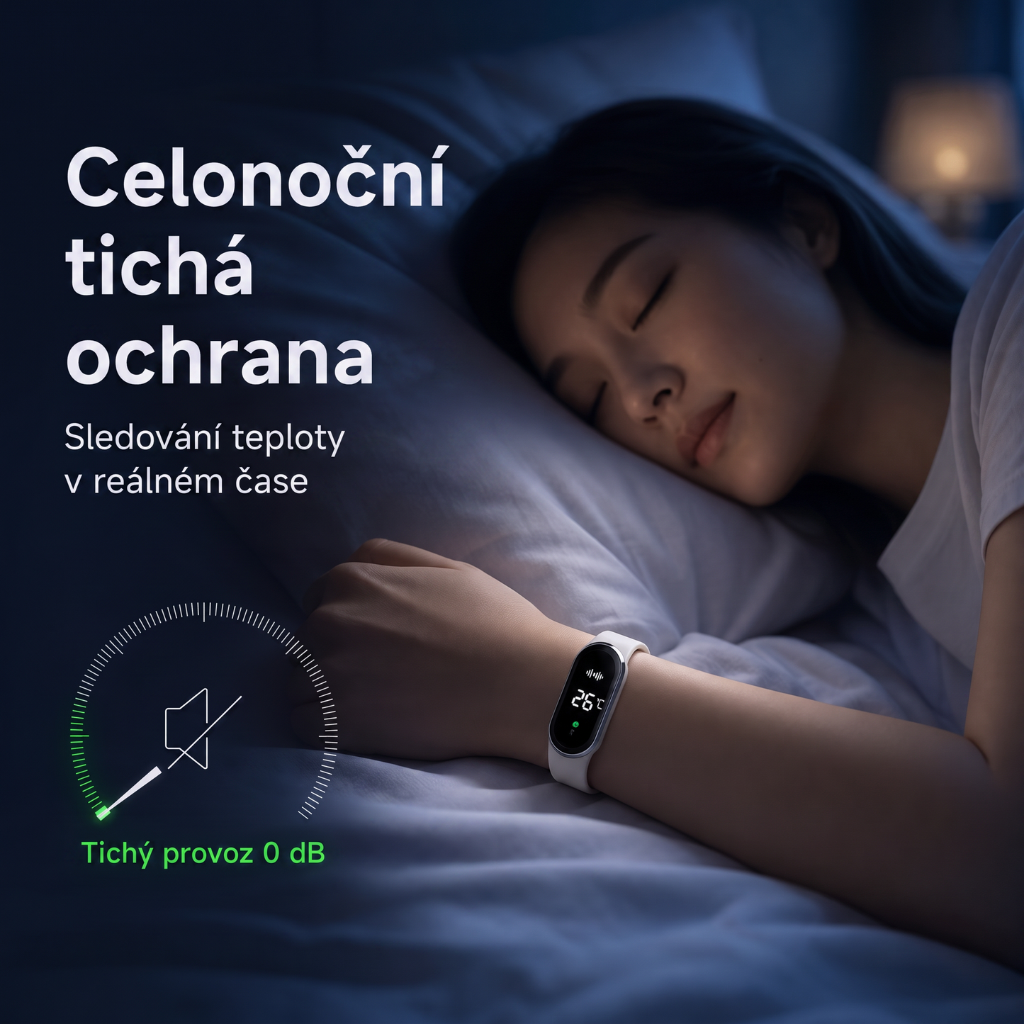 PKNEW® Chytrý ultrazvukový náramek proti komárům🍇 – 3 inteligentní režimy, digitální displej a výdrž až 7 dní na jedno nabití ⚡ Pro zahradu, cestování, kempování i pohodové letní večery 🌿