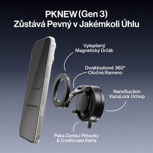 PKNEW® 🔥Stojan na telefon ze slitiny třetí generace – 📱více než jen držák do auta.