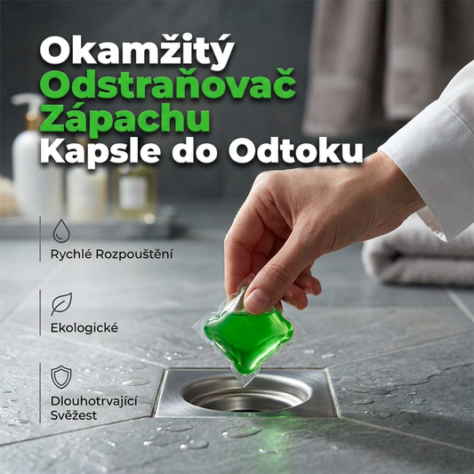 LEFUN®🍇 Deodorační kapsle do odpadu – Bioenzymatické složení neutralizuje pachy u zdroje. Okamžitě svěží vůně, bez agresivních chemikálií. Rozlučte se s trapnými pachy. 🚰✅