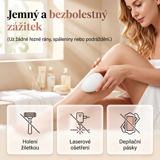 LEFUN® 🍇 MAGICKÝ KŘIŠŤÁLOVÝ ODSTRAŇOVAČ CHLOUPKŮ NOVÉ GENERACE 💎 – 2v1 péče pro hladkou pokožku, odstranění chloupků a jemnou exfoliaci bez žiletky a vosku