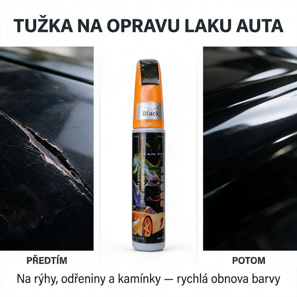 PKNEW®🚘 Opravné pero na autolak✨ – Rychlé zakrytí drobných škrábanců, oděrek a míst s odloupnutým lakem bez návštěvy servisu