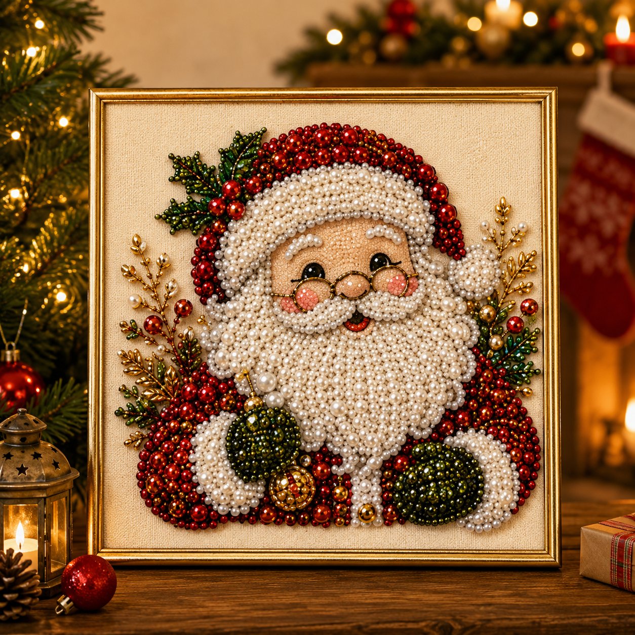 🎅 Perlový Santa