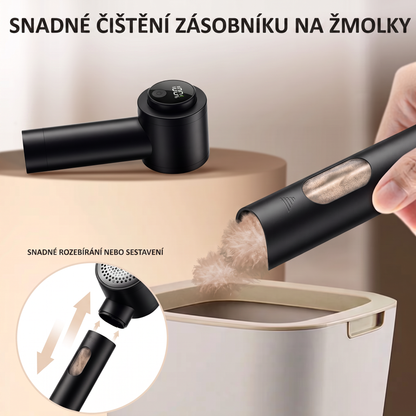 LEFUN®👚Přenosný holicí strojek na textil – dobíjecí a kompaktní; vhodný na oblečení a svetry, ideální na cesty; multifunkční zařízení pro odstraňování žmolků a žmolků🧶