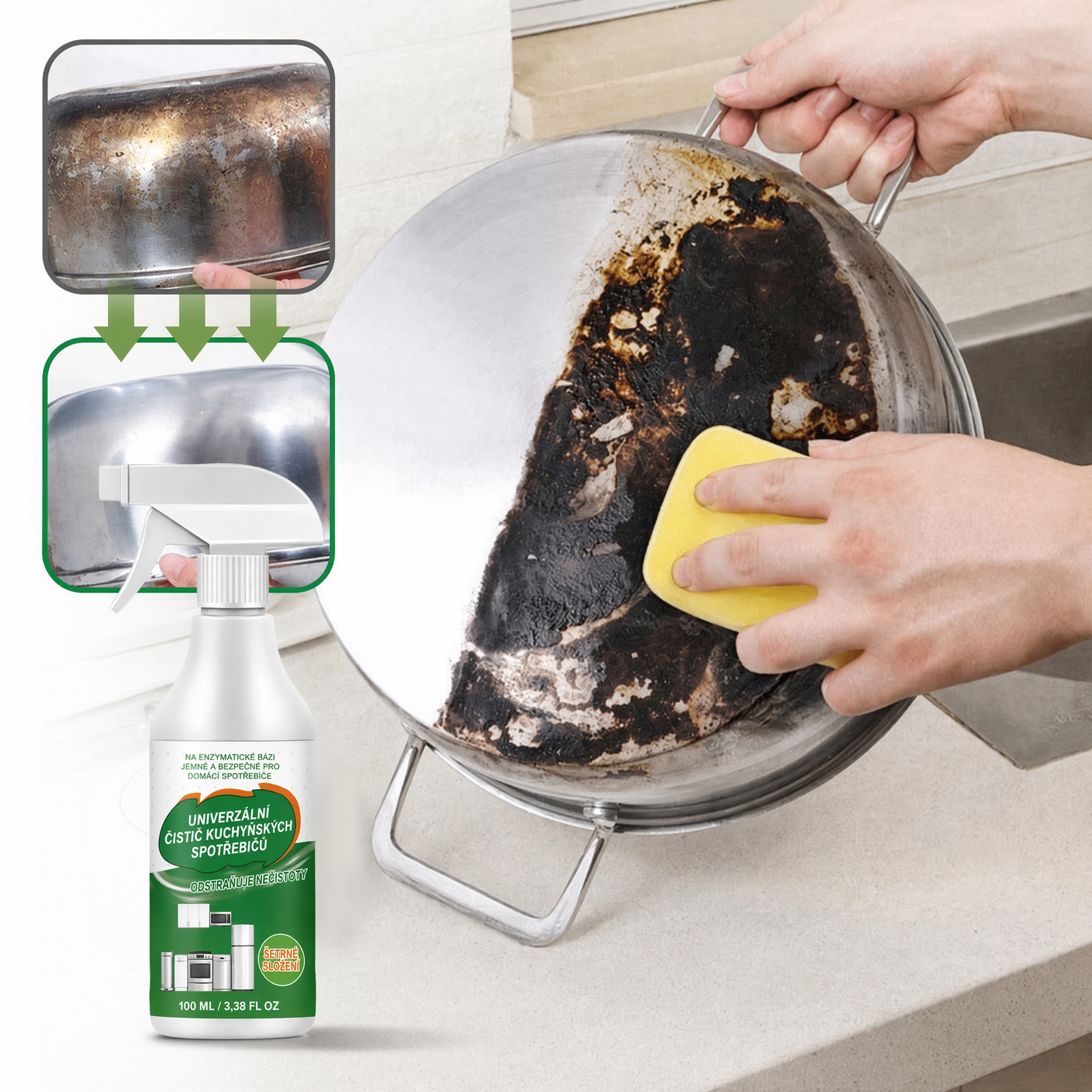 PKNEW®🍇 Víceúčelový enzymatický pěnový čistič, univerzální použití – Kuchyň a domácnost 💎