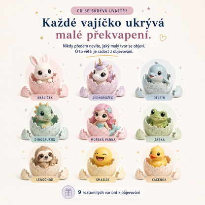 LEFUN®🍇Magické líhnoucí vajíčko do vody pro děti – překvapivý mazlíček, který se vylíhne a roste