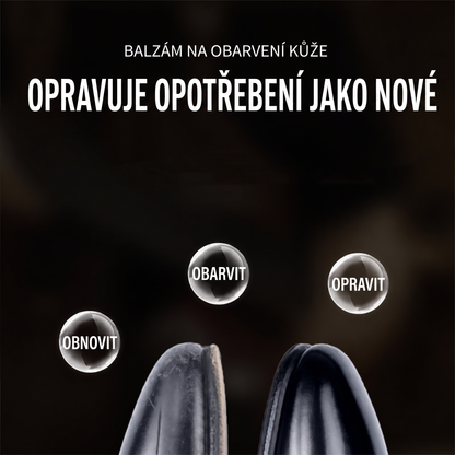 PKNEW®🎨 Intenzivní balzám na obnovu barvy kůže✨ – Oživuje vybledlý vzhled, sjednocuje barvu a pomáhá zakrýt oděrky na botách, sedačkách, kabelkách i autosedačkách 💕
