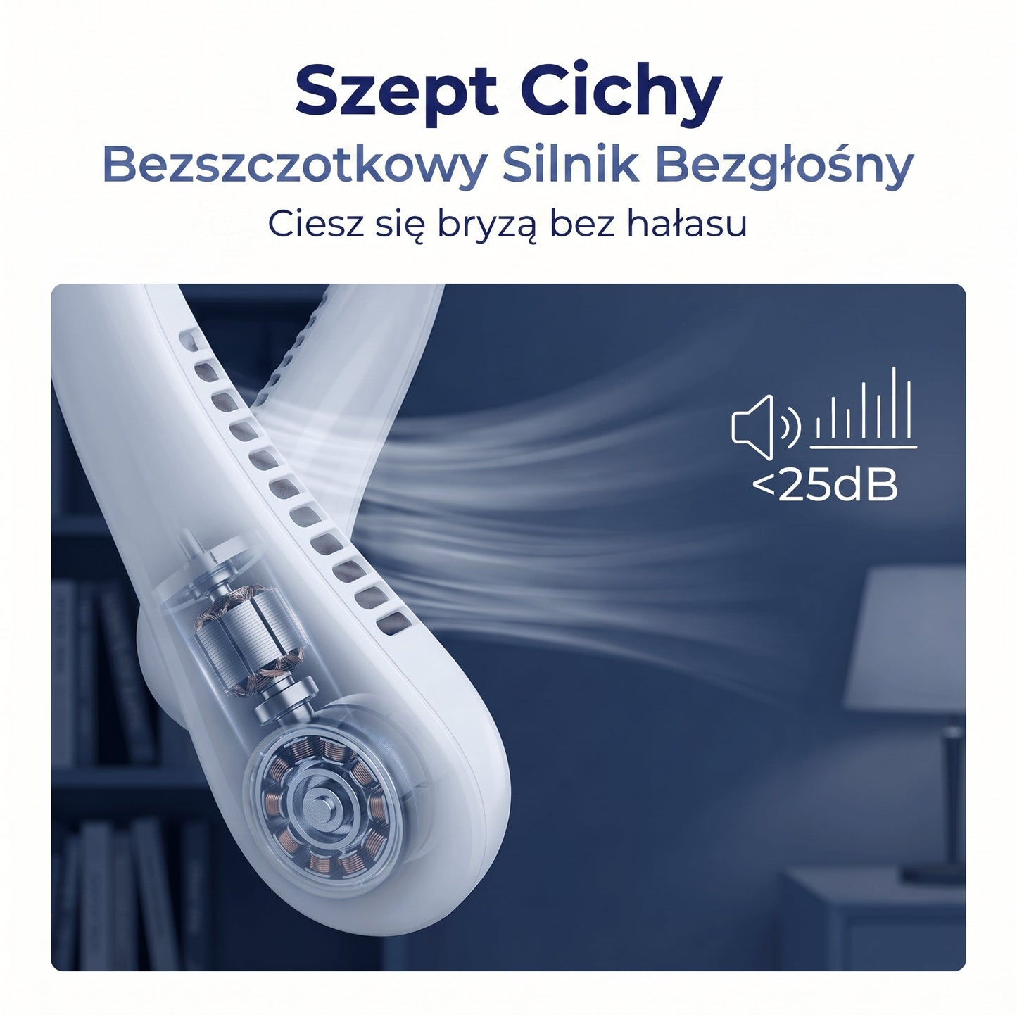 ❄️Přenosný ventilátor na krk PKNEW®🍈, bezlopatkový osobní ventilátor, hands-free chlazení pro venkovní použití i do kanceláře 💕