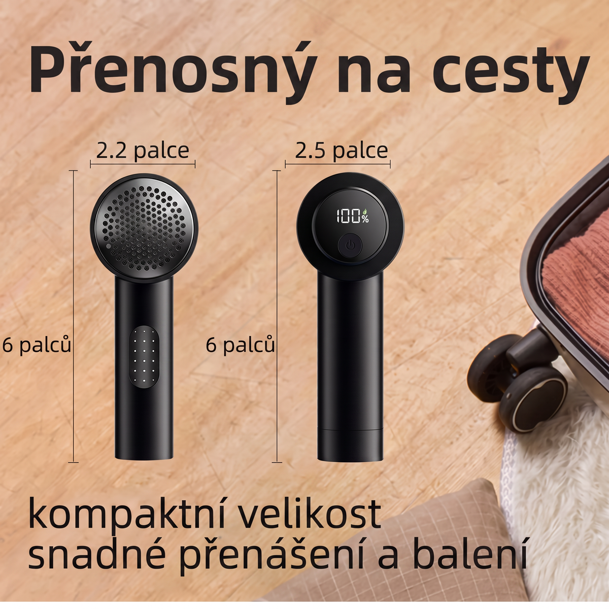 LEFUN®👚Přenosný holicí strojek na textil – dobíjecí a kompaktní; vhodný na oblečení a svetry, ideální na cesty; multifunkční zařízení pro odstraňování žmolků a žmolků🧶