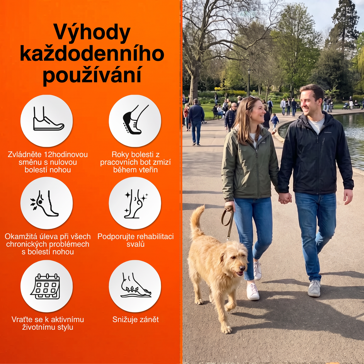 🦶 Masážní vložky do bot — 💨 5D tlumení nárazů, vysoká pružnost, absorpce potu, odolnost proti zápachu – ergonomický design