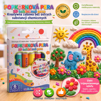 Dnes se slevou 50 % 🔥 | PKNEW® 3D reliéfní umělecké pero🍋 – proměňte obyčejné kresby v působivá prostorová díla 🎨