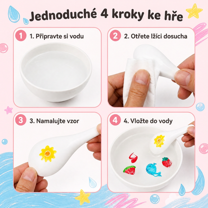 LEFUN® 🍇 KOUZELNÉ PLAVOUCÍ FIXY PRO DĚTI ✨ – Vytvořte obrázky, které ožijí ve vodě a promění kreslení v magickou hru