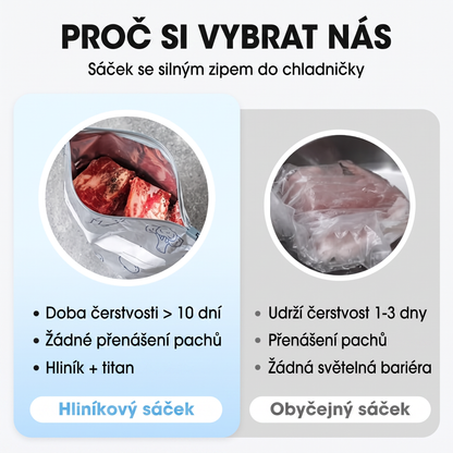 PKNEW® 🥬 Chytré omyvatelné sáčky na potraviny ve 3 velikostech 🍇– pevný zip, snadné označení a přehledné skladování v lednici, mrazáku i spíži ♻️