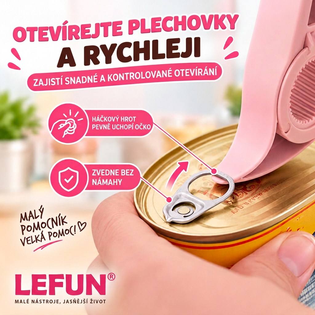 LEFUN® 🍇4v1 otvírák – Otevřete každé víčko bez zbytečné námahy