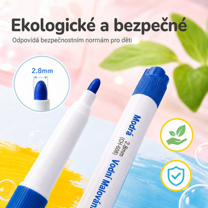 LEFUN® 🍇 KOUZELNÉ PLAVOUCÍ FIXY PRO DĚTI ✨ – Vytvořte obrázky, které ožijí ve vodě a promění kreslení v magickou hru
