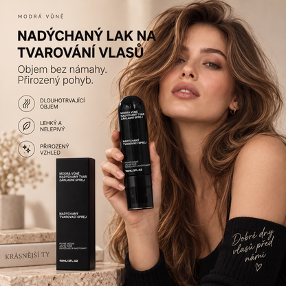 Vitalisys® 🍇Tvarovací sprej pro objem vlasů Fluffy Hair – Lehký sprej pro objem od kořínků a přirozený pohyb s broskvovou vůní 💎
