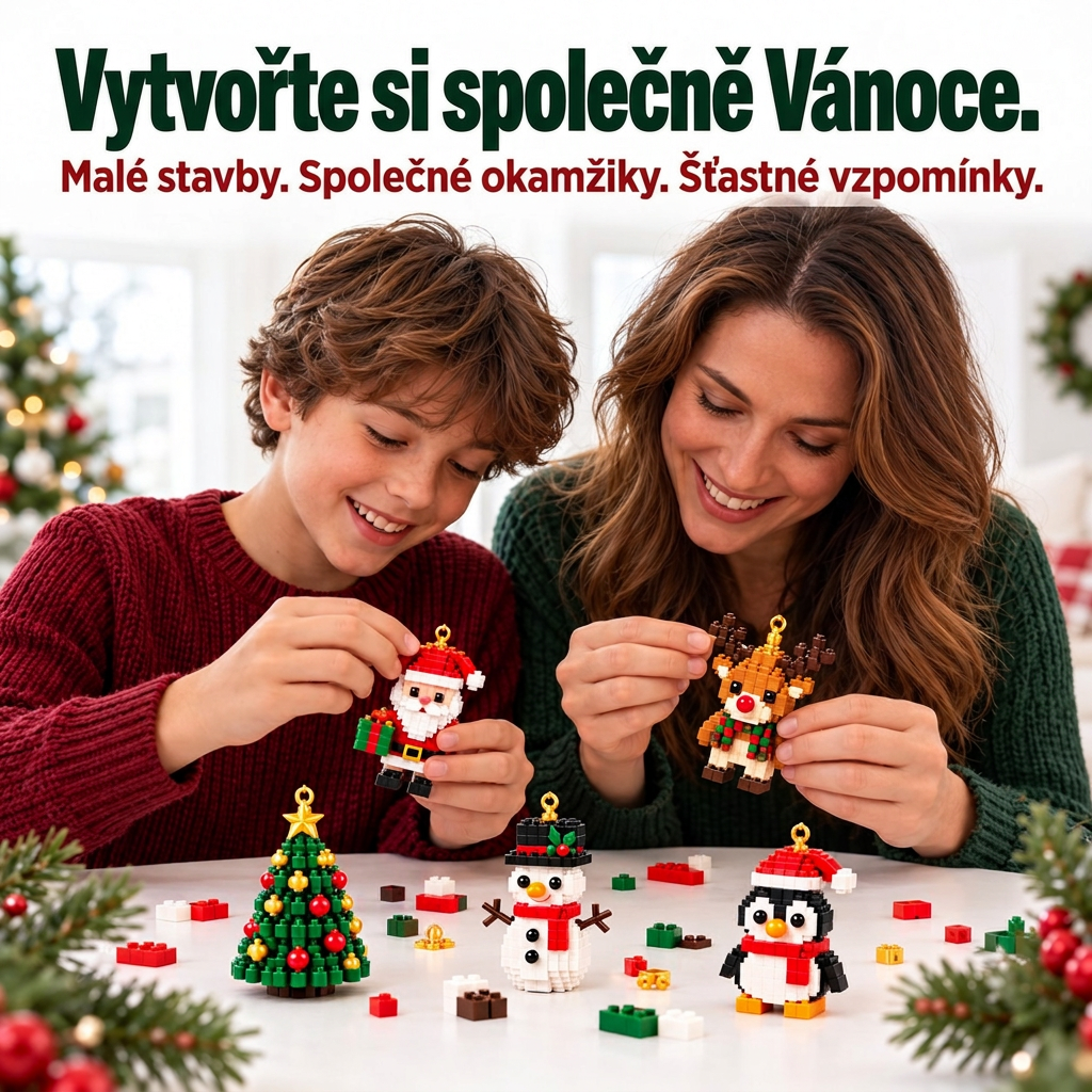 🎅🔥 POSLEDNÍ DEN: 50% SLEVA 🍈 Vánoční stavebnicový adventní kalendář pro celou rodinu! 💎