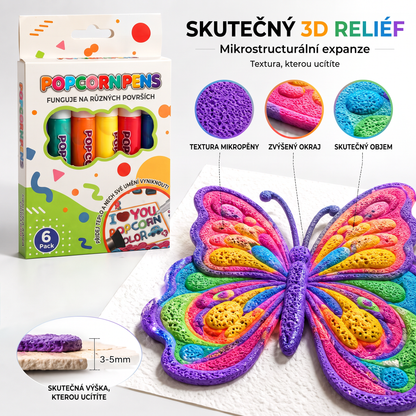 Dnes se slevou 50 % 🔥 | PKNEW® 3D reliéfní umělecké pero🍇 – proměňte obyčejné kresby v působivá prostorová díla 🎨