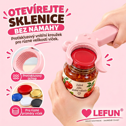LEFUN® 🍇4v1 otvírák – Otevřete každé víčko bez zbytečné námahy