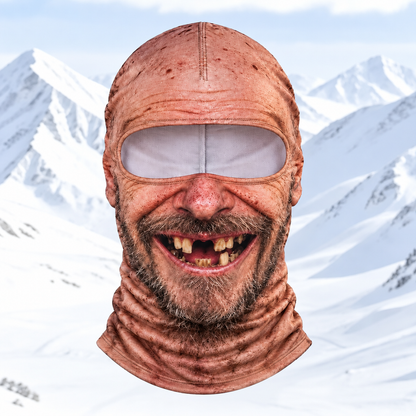 Vtipná lyžařská maska na zakázku❄️