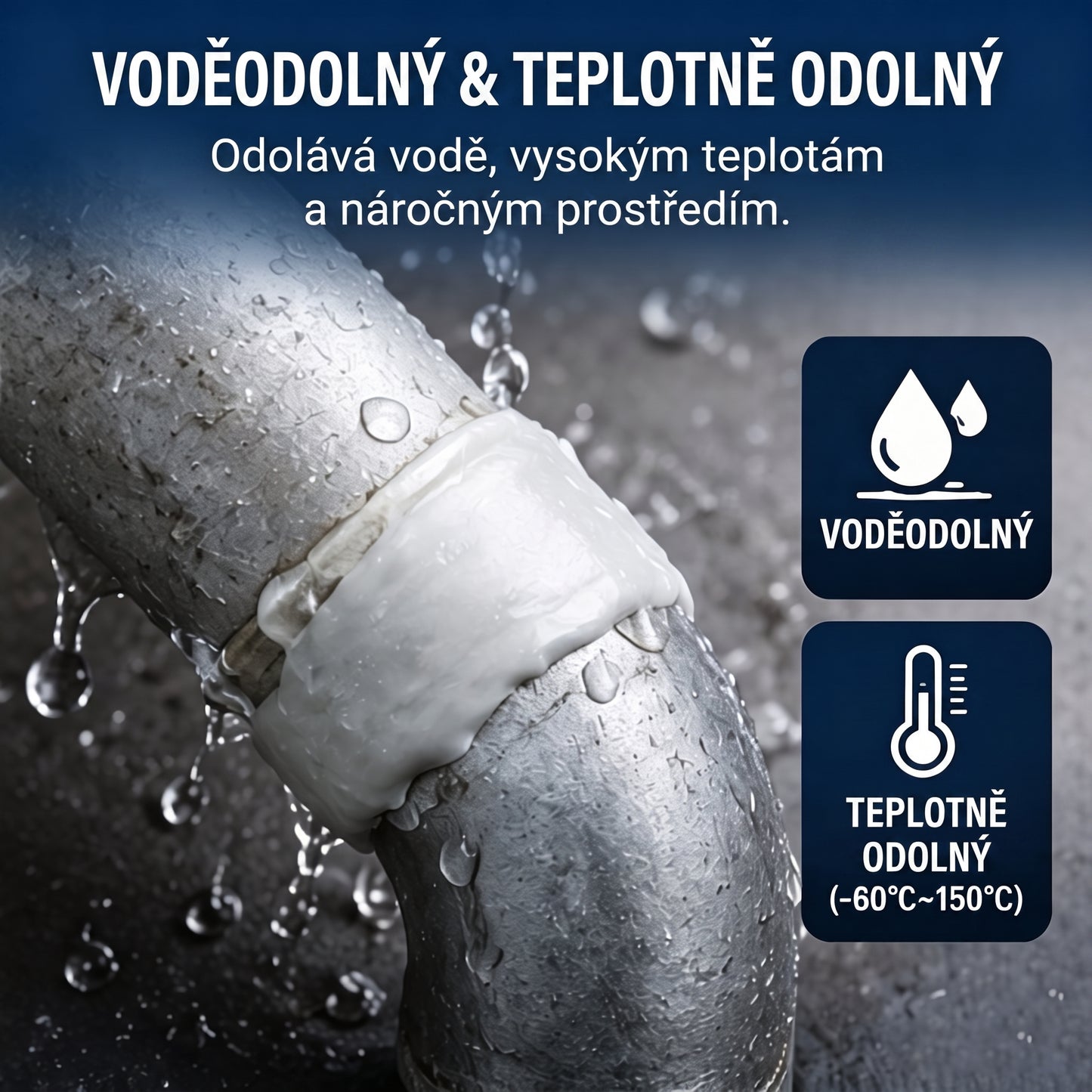 PKNEW®  Ocelí vyztužený epoxidový opravný tmel — Univerzální lepidlo na kov, dřevo a plast🪓