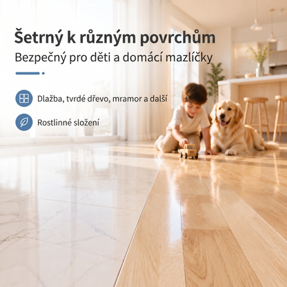 PKNEW® Čisticí tablety na podlahy – Univerzální čistič pro dřevěné, laminátové a dlaždicové povrchy i stěny obytných vozů, antibakteriální a deodorační péče👩‍❤️‍👨