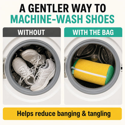 Last Day Sale 50% off🔥Shoe Washing Machine Bag – Durable Laundry Protector for Sneakers