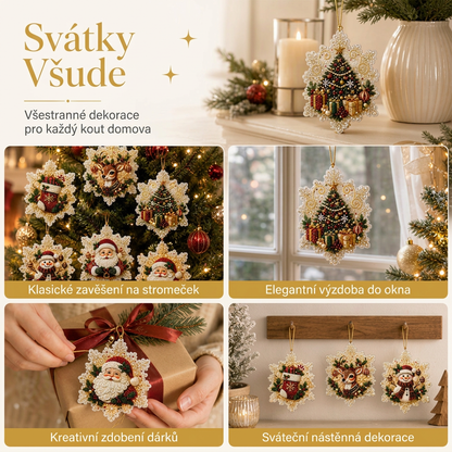 🎄 Časově omezená sleva 55 % 🍇 Sada vánočních DIY malovacích závěsných ozdob 💎