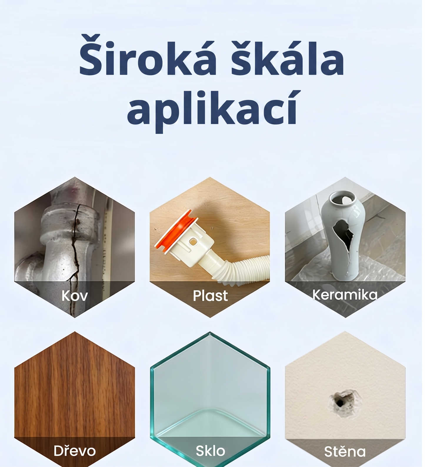PKNEW®  Ocelí vyztužený epoxidový opravný tmel — Univerzální lepidlo na kov, dřevo a plast🪓