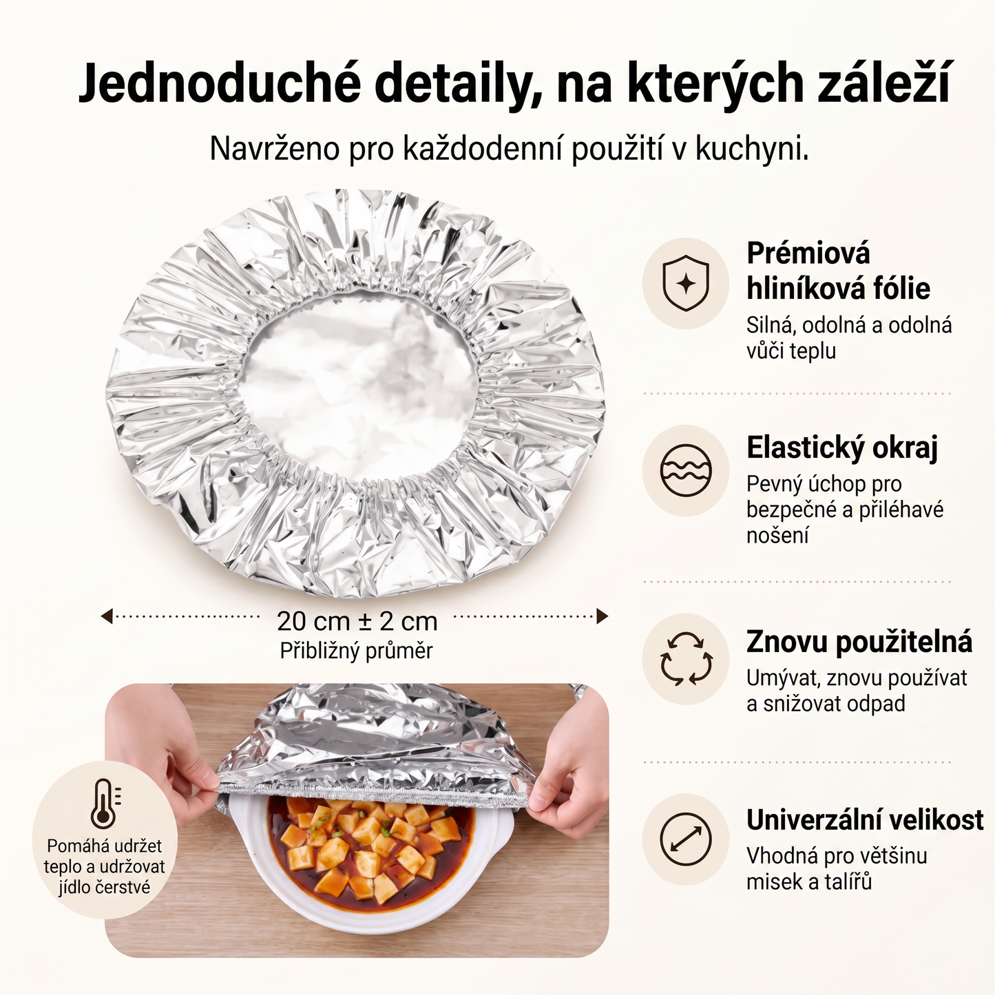 PKNEW® Collapsible Aluminum Foil Food Cover | Keep Meals Warm, Fresh & Protected from Fruit Flies🔥
