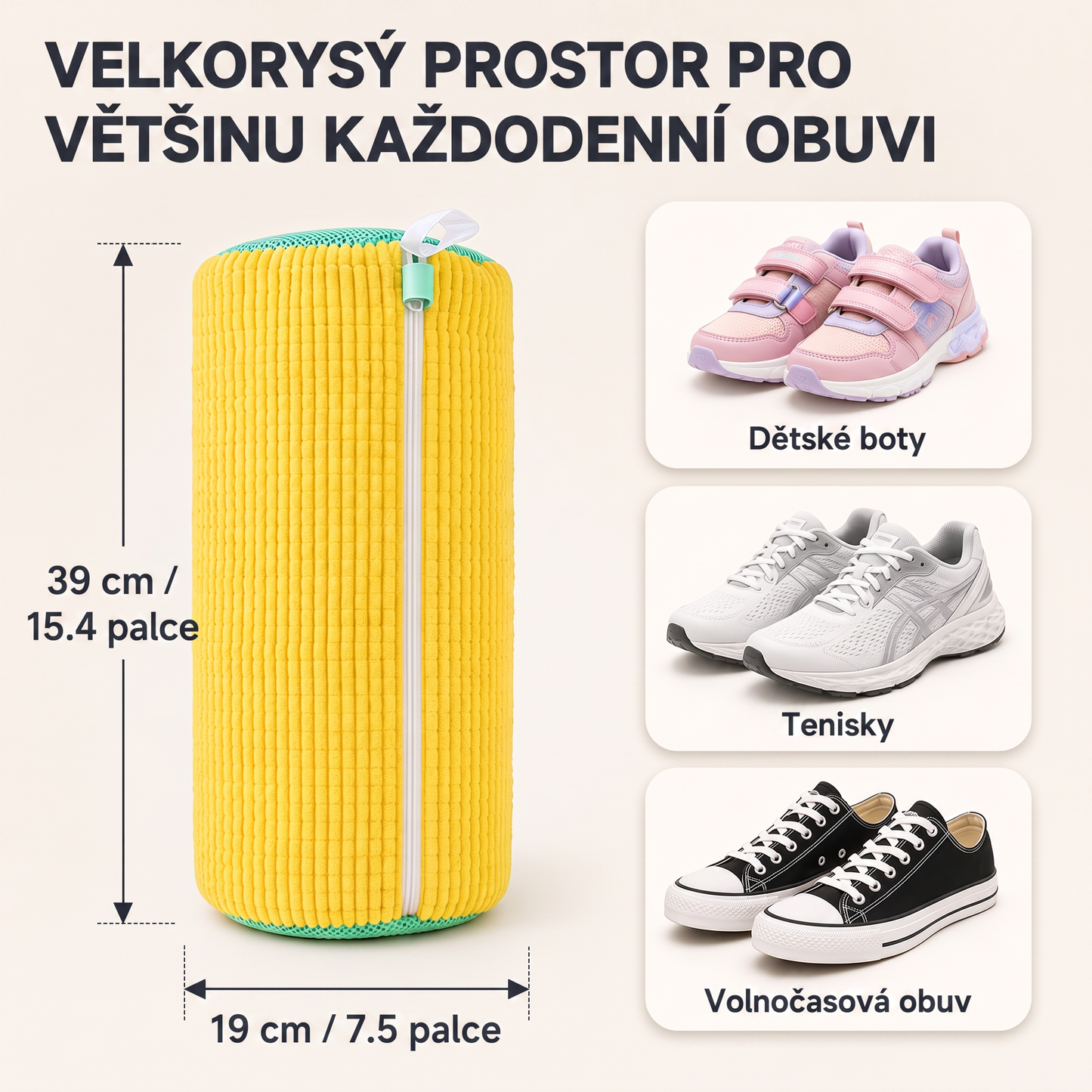 PKNEW®🍇 360° Žinylkový Prací Sáček na Boty👟 – Jemnější praní bez ručního drhnutí, se skrytým zipem pro tenisky, sportovní a dětskou obuv 💕