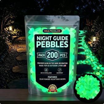 🌈Colorful Glow-in-the-Dark Garden Stones– Create a Magical Star Path