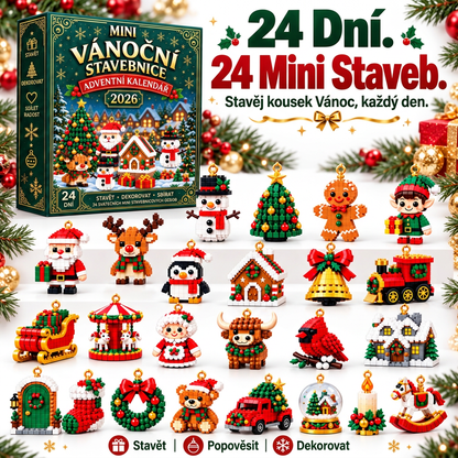 🎅🔥 POSLEDNÍ DEN: 50% SLEVA 🍈 Vánoční stavebnicový adventní kalendář pro celou rodinu! 💎