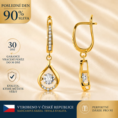 🔥🔥 DNES SLEVA 90 %💎: 1karátové „tančící“ náušnice z moissanitu – čistý komfort a třpyt stříbra S925, který si zasloužíte 💖