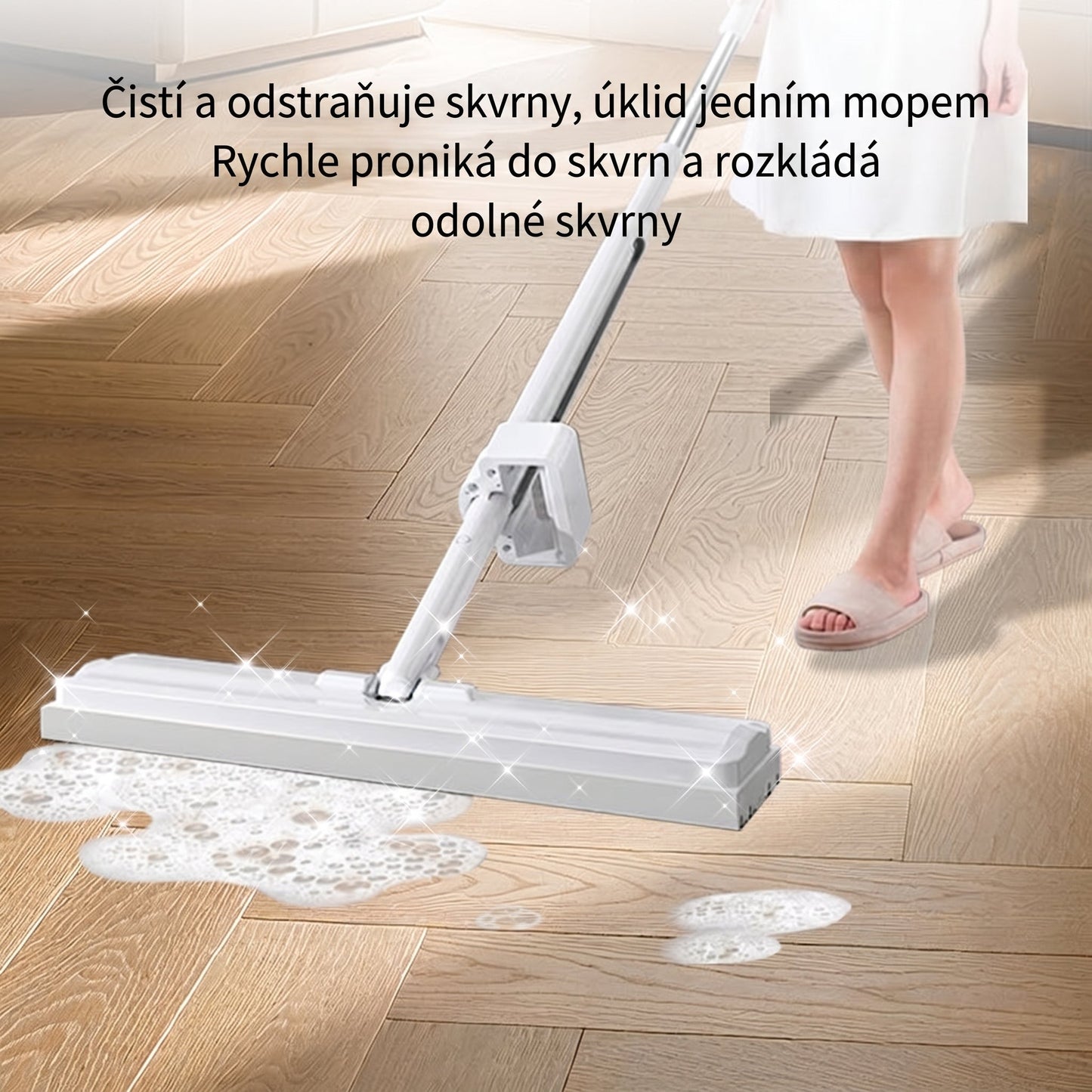 PKNEW® Čisticí tablety na podlahy – Univerzální čistič pro dřevěné, laminátové a dlaždicové povrchy i stěny obytných vozů, antibakteriální a deodorační péče👩‍❤️‍👨