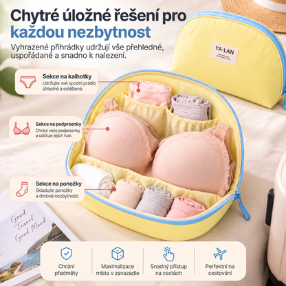 ⚡ POSLEDNÍ DEN · 49% SLEVA – ✨ Cestovní organizér na spodní prádlo – Podprsenky kalhotky i ponožky přehledně kdekoli 💎