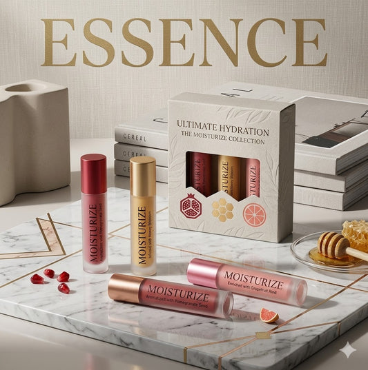 Honey Milk Jelly Lip Glow Balm Trio | 3pcs Nourishing Lip Tint Primer & Long-Lasting Moisture Lock Set