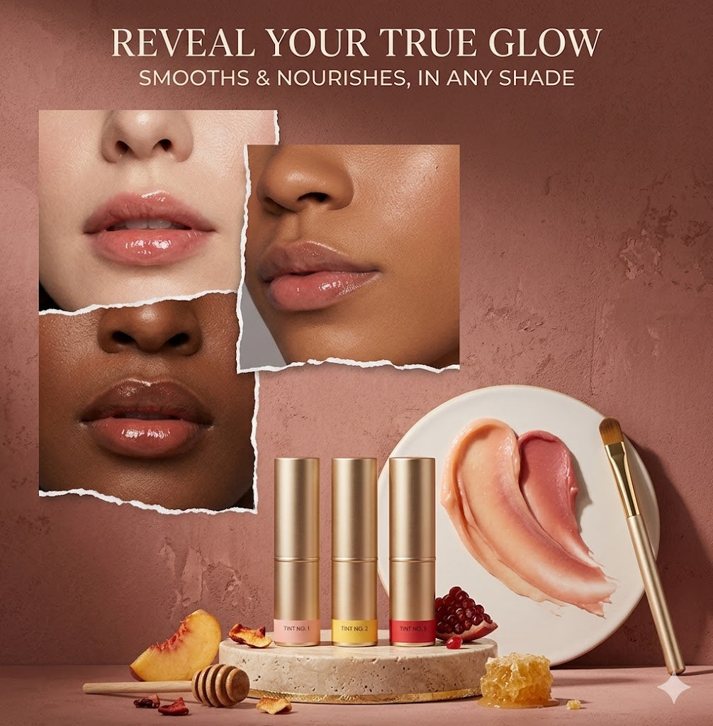Honey Milk Jelly Lip Glow Balm Trio | 3pcs Nourishing Lip Tint Primer & Long-Lasting Moisture Lock Set