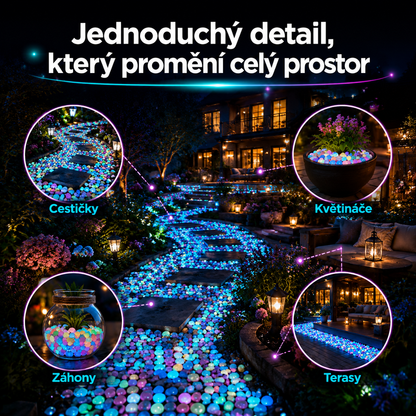 🌈Colorful Glow-in-the-Dark Garden Stones– Create a Magical Star Path