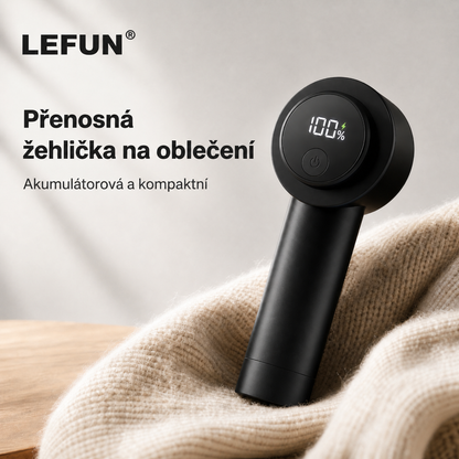 LEFUN®👚Přenosný holicí strojek na textil – dobíjecí a kompaktní; vhodný na oblečení a svetry, ideální na cesty; multifunkční zařízení pro odstraňování žmolků a žmolků🧶